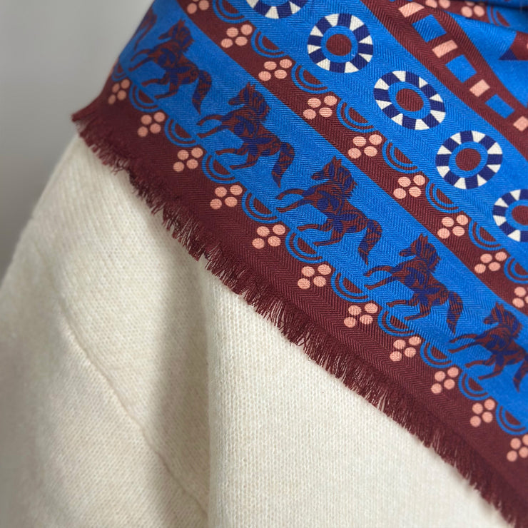Horses Wool Scarf