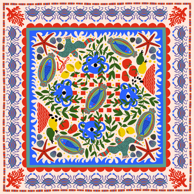 Mediterranean Muse Sarong