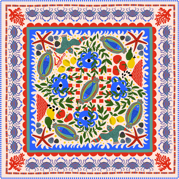 Mediterranean Muse Scarf